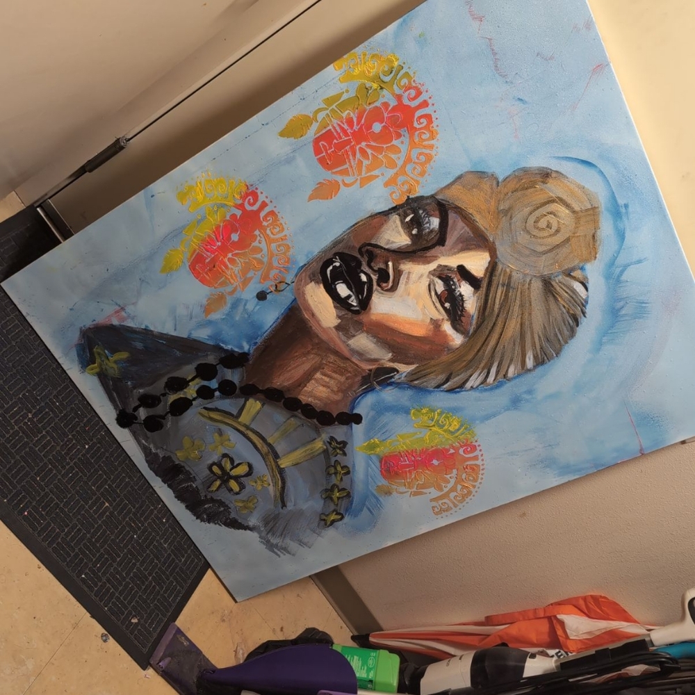 African Bohemian painting